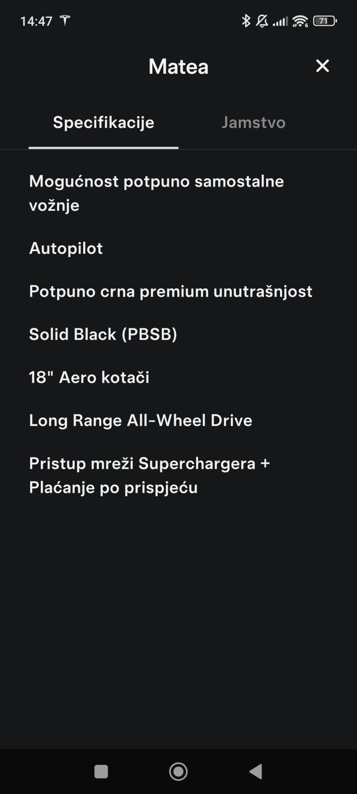 Tesla Model 3 AWD Long Renge kupljen FSD auto sam vozi., fotografija 3