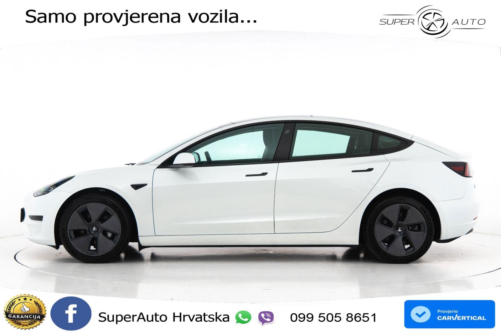 Tesla Model 3 Standard Plus 306 KS, ACC+KAM+GR SJED+PANO+NAVI, fotografija 4