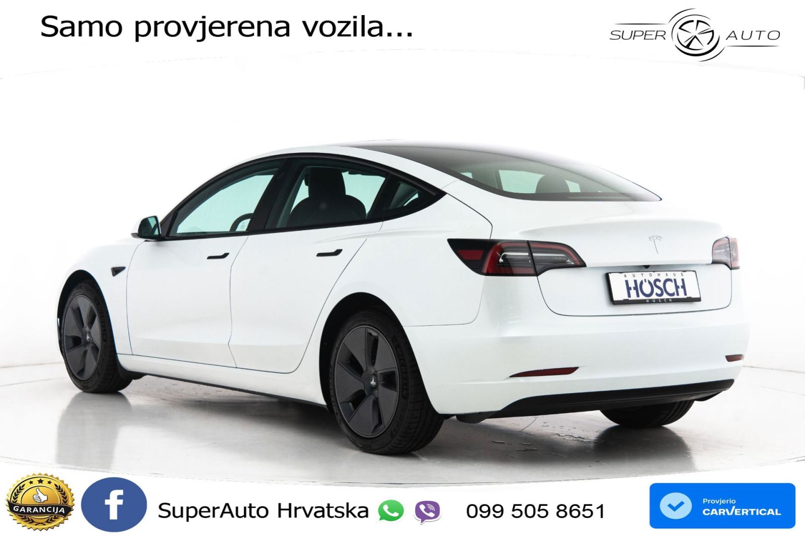 Tesla Model 3 Standard Plus 306 KS, ACC+KAM+GR SJED+PANO+NAVI, fotografija 5
