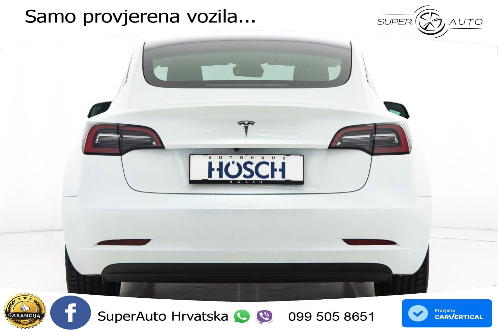 Tesla Model 3 Standard Plus 306 KS, ACC+KAM+GR SJED+PANO+NAVI, fotografija 6