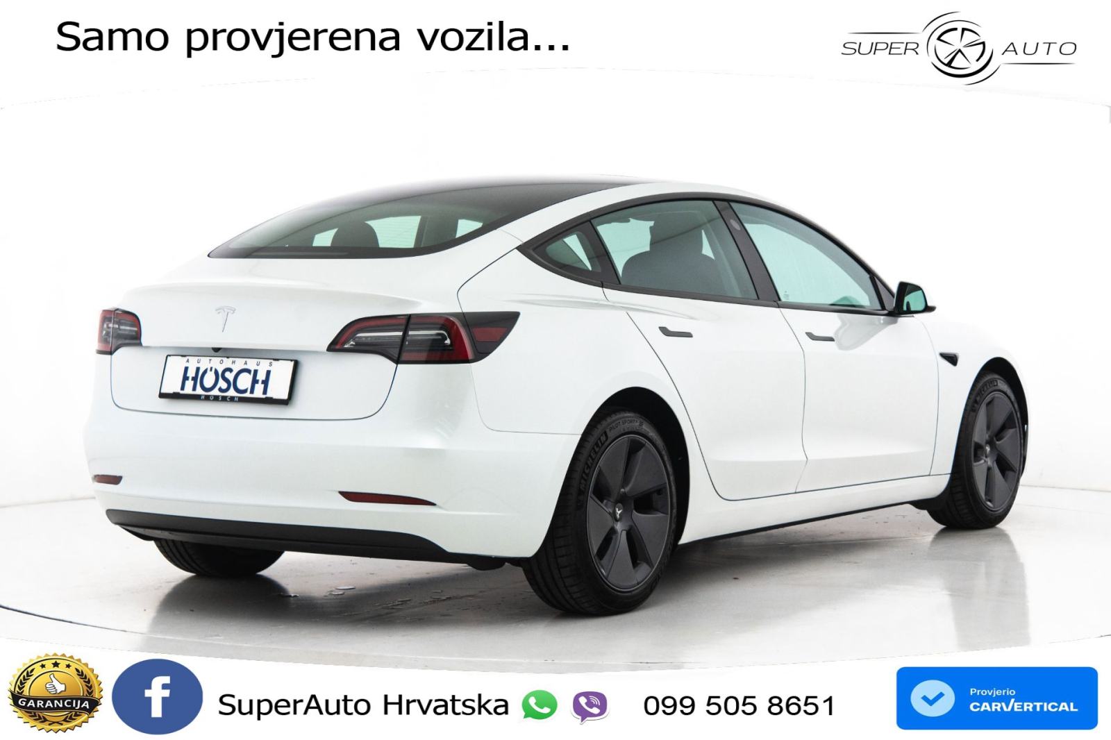 Tesla Model 3 Standard Plus 306 KS, ACC+KAM+GR SJED+PANO+NAVI, fotografija 7