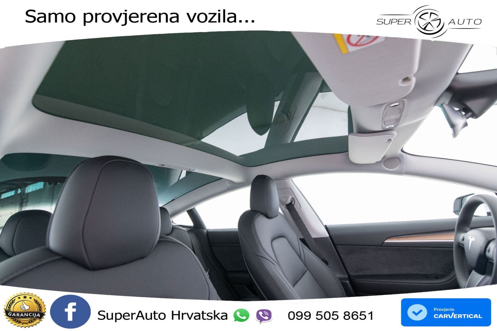 Tesla Model 3 Standard Plus 306 KS, ACC+KAM+GR SJED+PANO+NAVI, fotografija 14