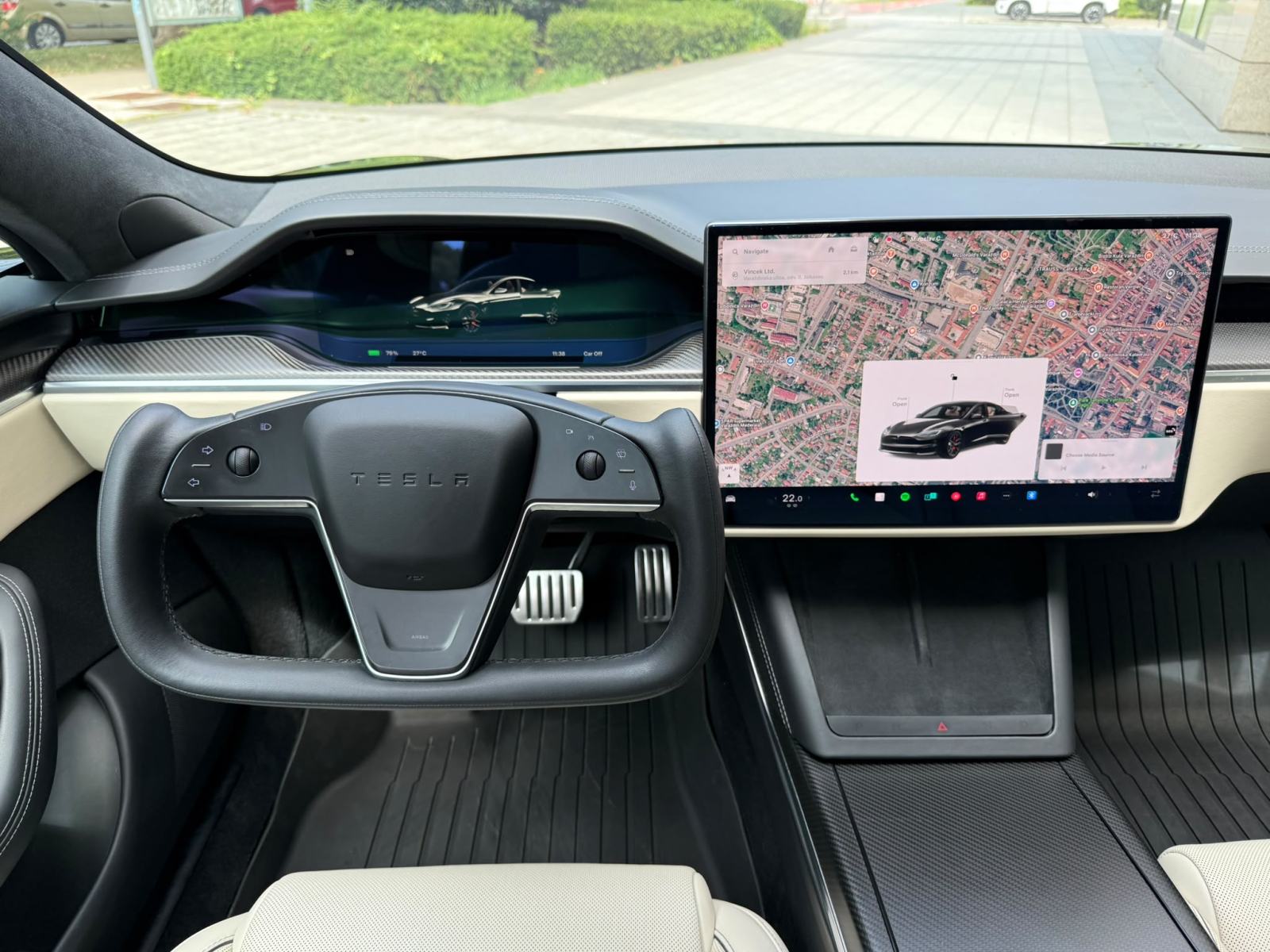 TESLA MODEL S PLAID - 2024 GOD - 1020 KS - 600 KM DOMET - U PDVU!, fotografija 17
