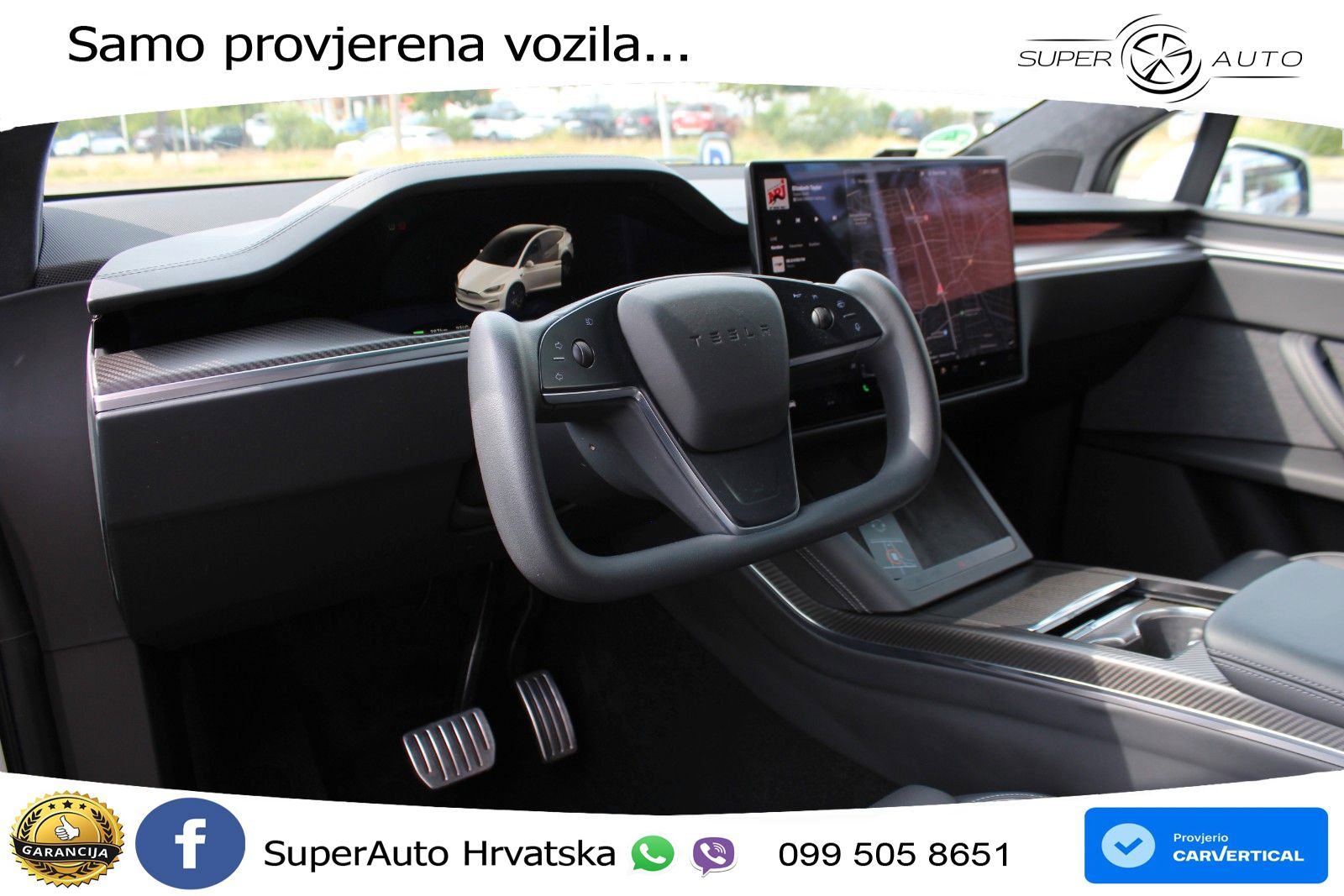 Tesla Model X Plaid 1020 KS, PANO+ZRAČNI+360+GR SJED+ACC+KEY+VIRT+LANE, fotografija 11