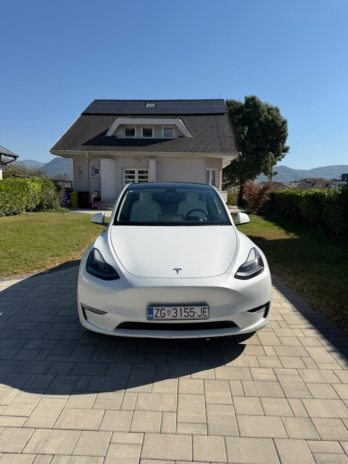 Tesla Model Y Long Range AWD / bijela koža / HW3 / 113.000 km, fotografija 1