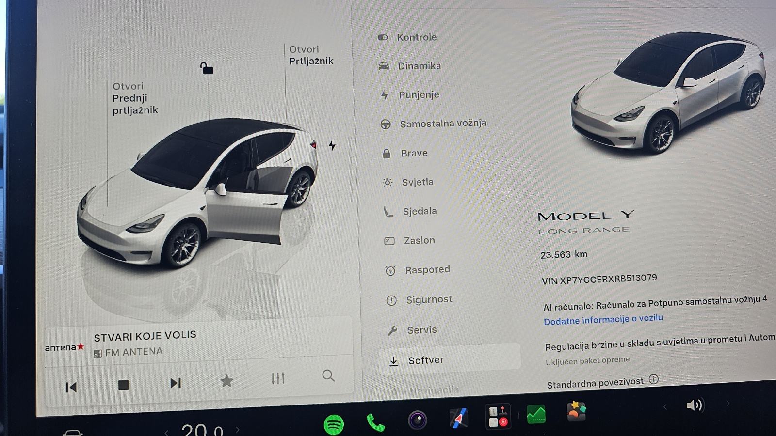 Tesla Model Y Long range, HW4, registriran, model s najvećim dometom, fotografija 20