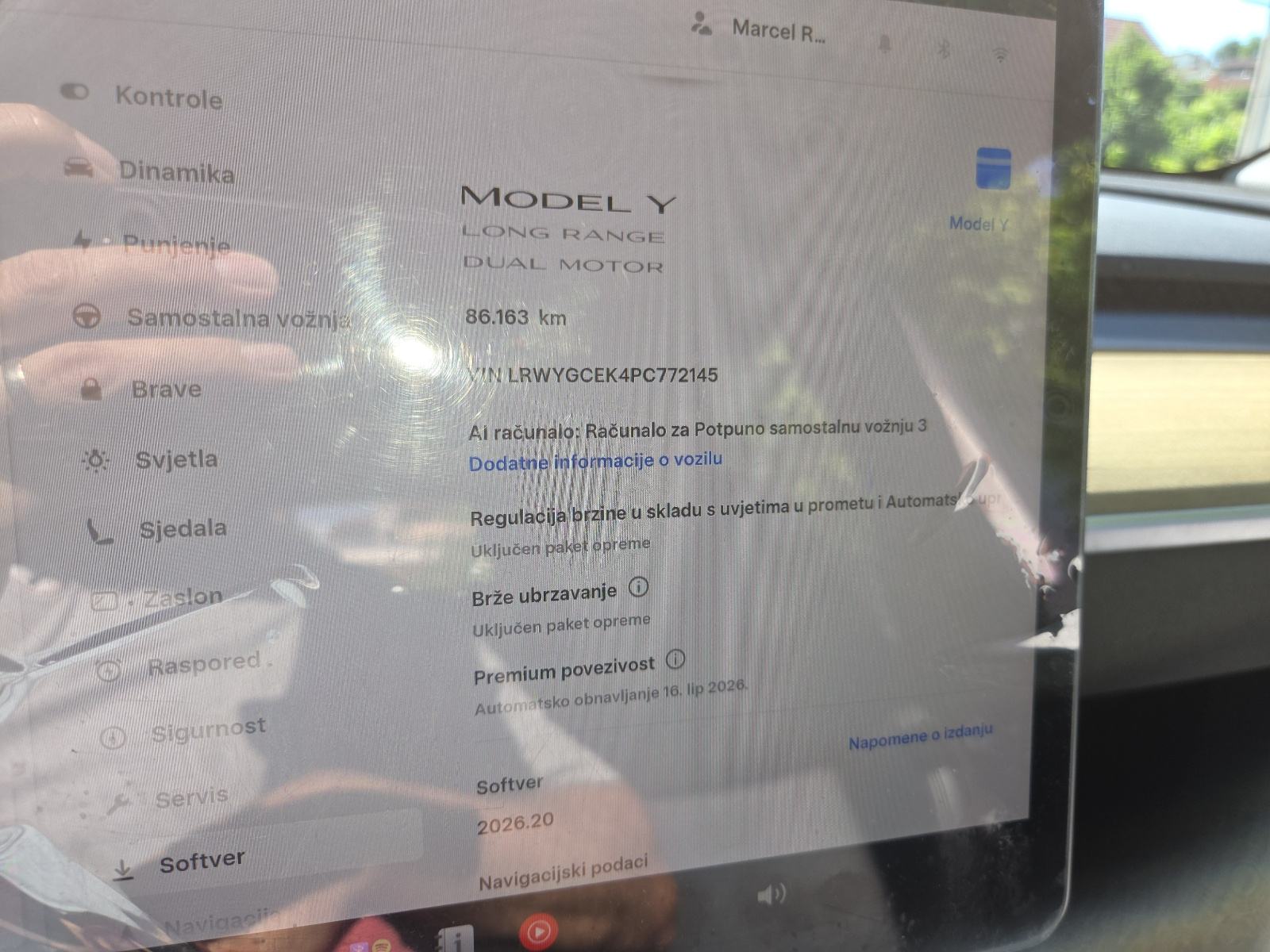 Tesla Model Y LR AWD Acceleration boost KUKA, fotografija 7