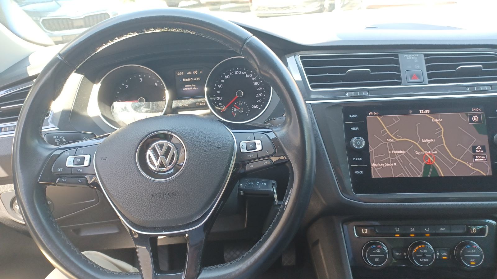 TIGUAN 2.0 TDI DSG 4MOTION,R-LINE,190ks, LED,NAVI,ACC,APP, 3xKlima,19", fotografija 13