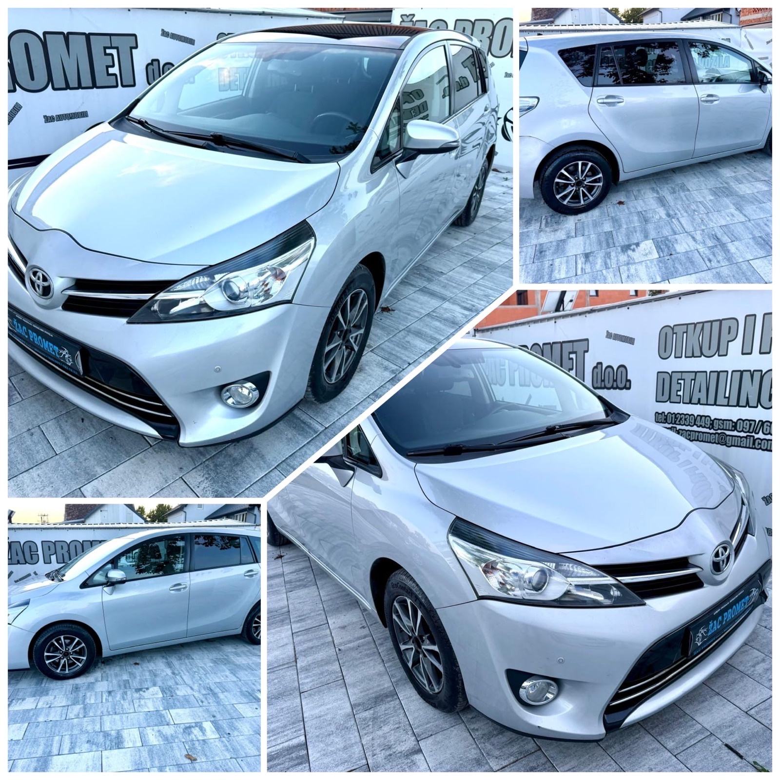 Toyota Verso 1,6 D-4D 7 SJ # 248 TKM# =PANORAMA= KO NOV = KRED - KART, pogled izvana - slika 1