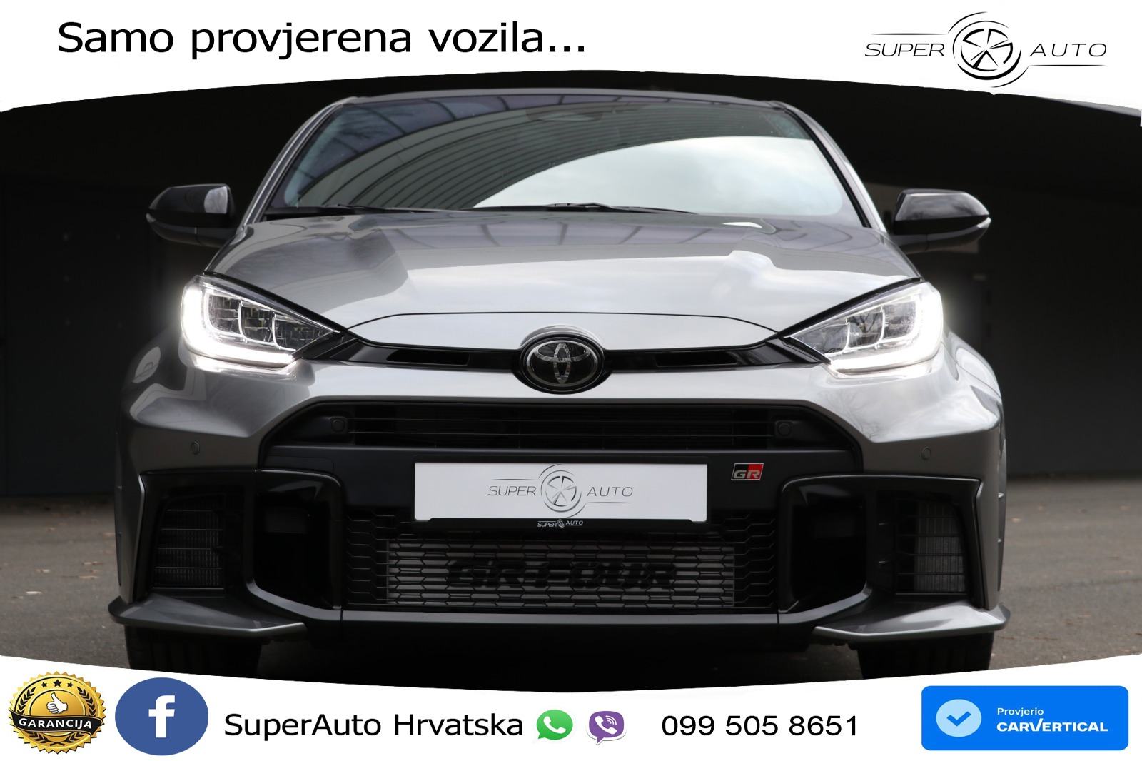 Toyota Yaris GR 1.6 Turbo GR-FOUR Aut. 280 KS, REG 02/27 ACC+GR SJED+K, fotografija 2