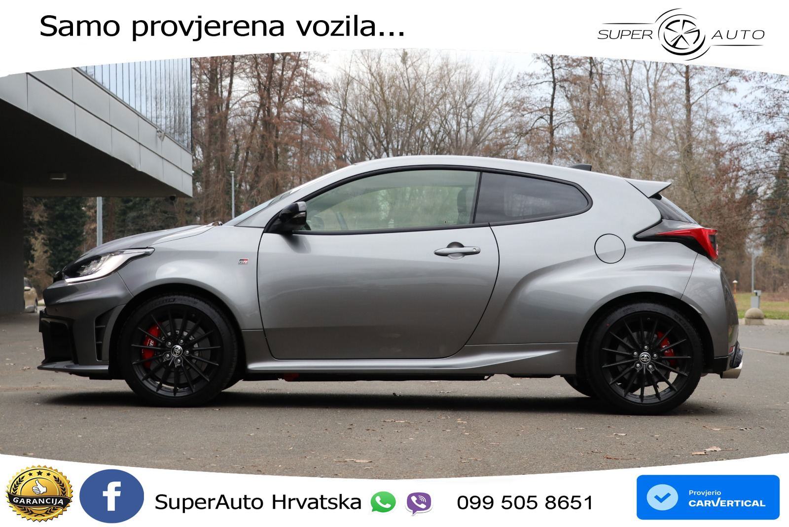 Toyota Yaris GR 1.6 Turbo GR-FOUR Aut. 280 KS, REG 02/27 ACC+GR SJED+K, fotografija 3