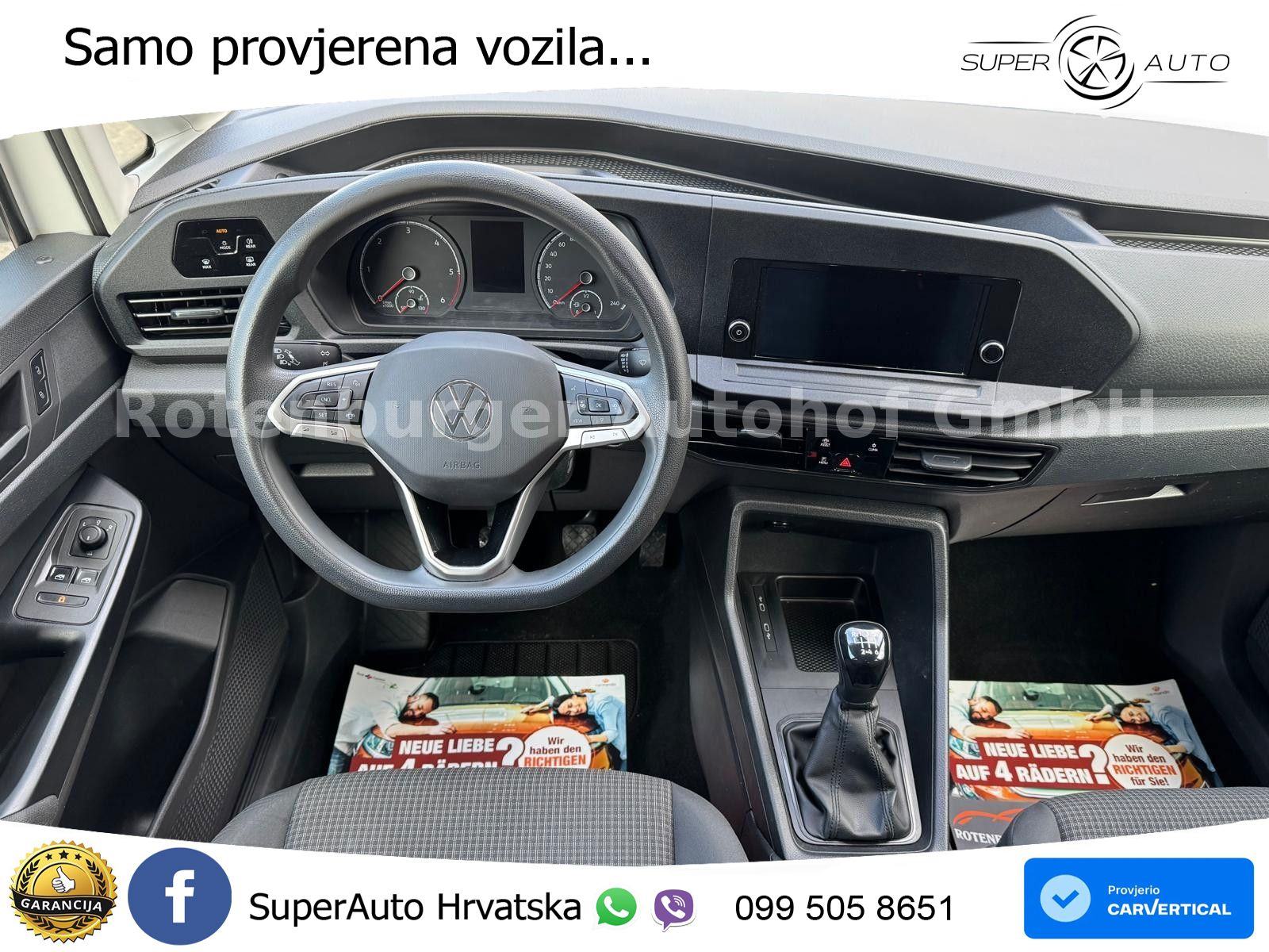 Volkswagen Caddy 2.0 TDI 75 KS, TEM+PARK+ASIST, fotografija 5