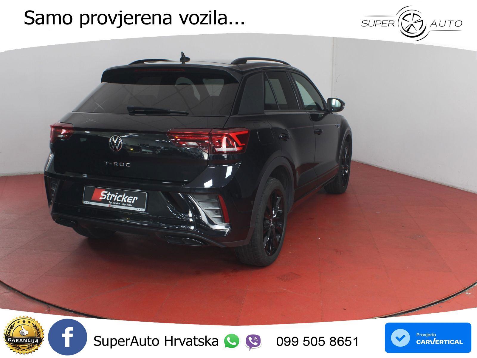 Volkswagen T-Roc 1.5 TSI (150 KS) DSG R-Line LED+GR SJED+ACC