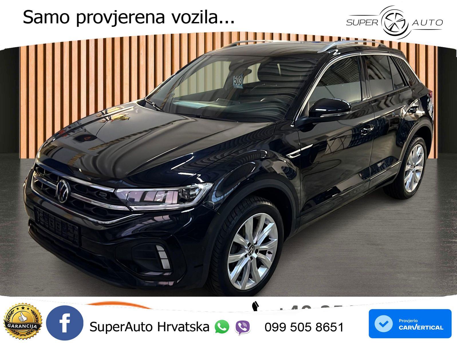 Volkswagen T-Roc 1.5 TSI (150 KS) R-Line LED+GR SJED+ACC