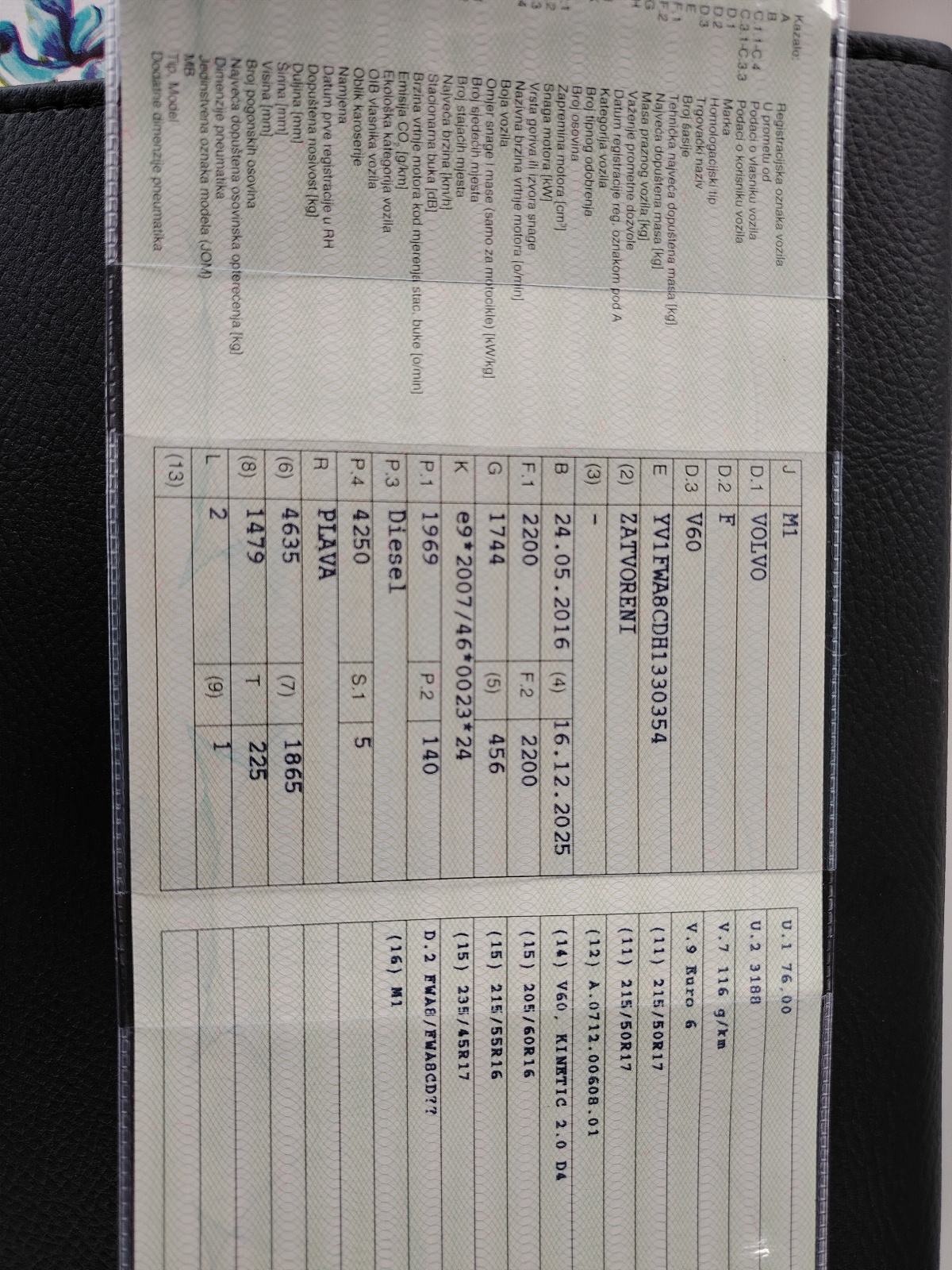 ⭐Volvo V60 D4 automatik EURO6,reg,12/26,kuka⭐, fotografija 20