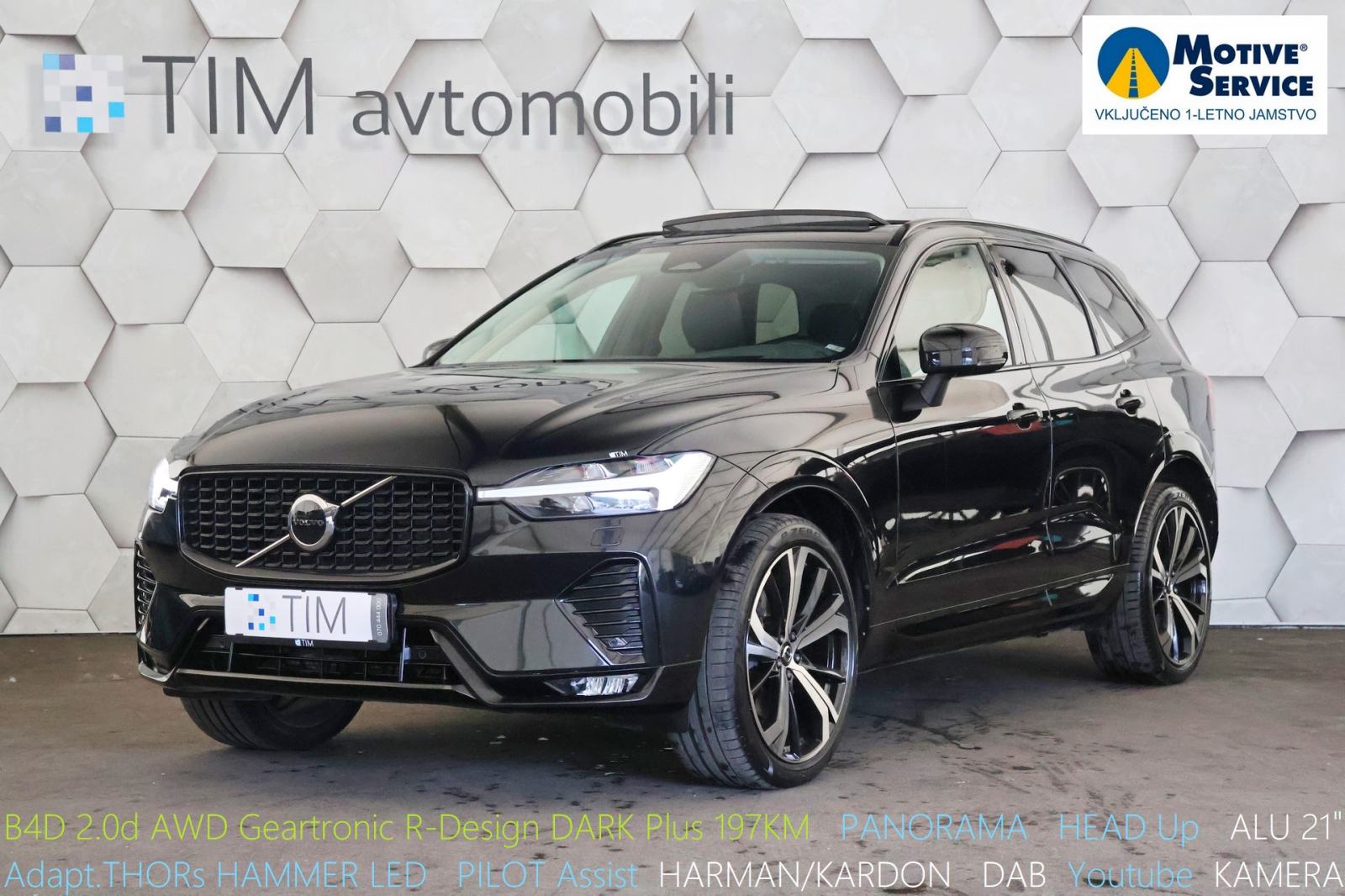 Volvo XC60 B4D 2.0d AWD Geartonic R-Design DARK Plus 197KS PANORAMA, fotografija 1