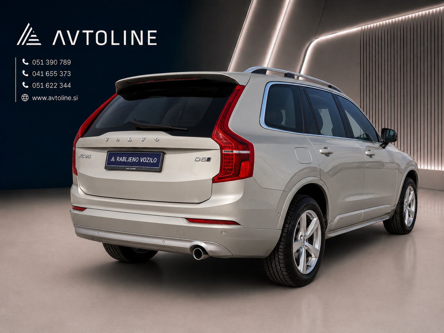 Volvo XC90 D5 AWD MOMENTUM BLIS ACC LED KAM NAVI, fotografija 4