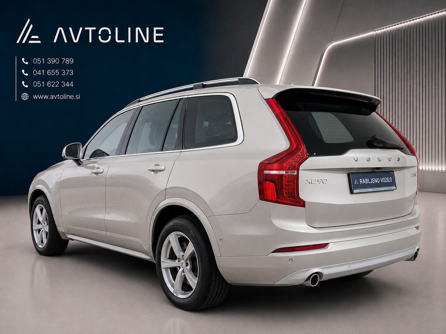Volvo XC90 D5 AWD MOMENTUM BLIS ACC LED KAM NAVI, fotografija 5
