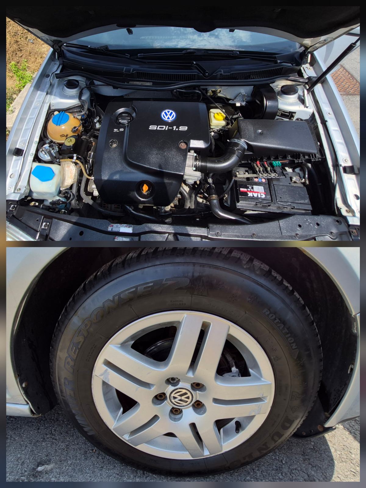 VW Golf 4 1,9 SDI, HR VOZILO, ABS, SERVO, ALU FELGE, REG 08/26..., fotografija 9