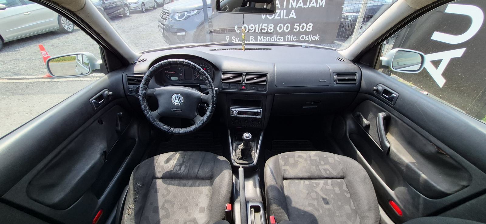 VW Golf 4 1,9 SDI, HR VOZILO, ABS, SERVO, ALU FELGE, REG 08/26..., fotografija 18