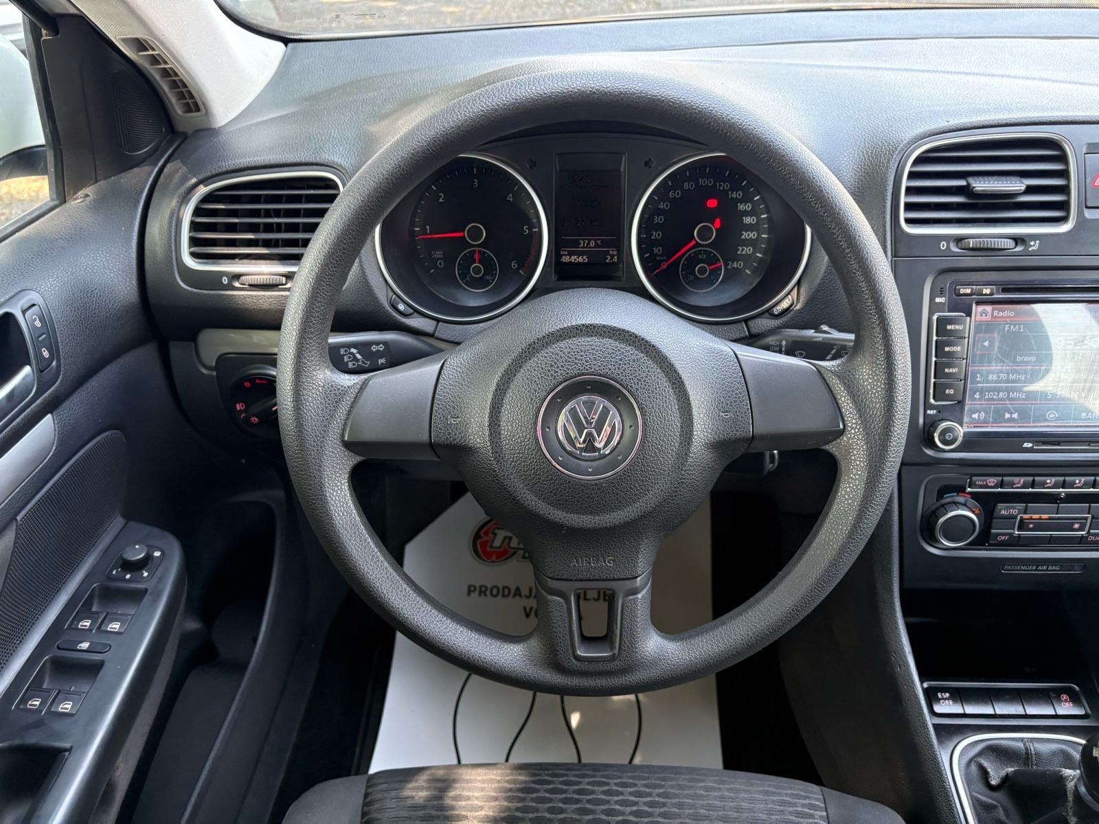 VW Golf 6 Variant 1,6 TDI REG:01/2027 - KLIMA - AUTOKREDIT, fotografija 13