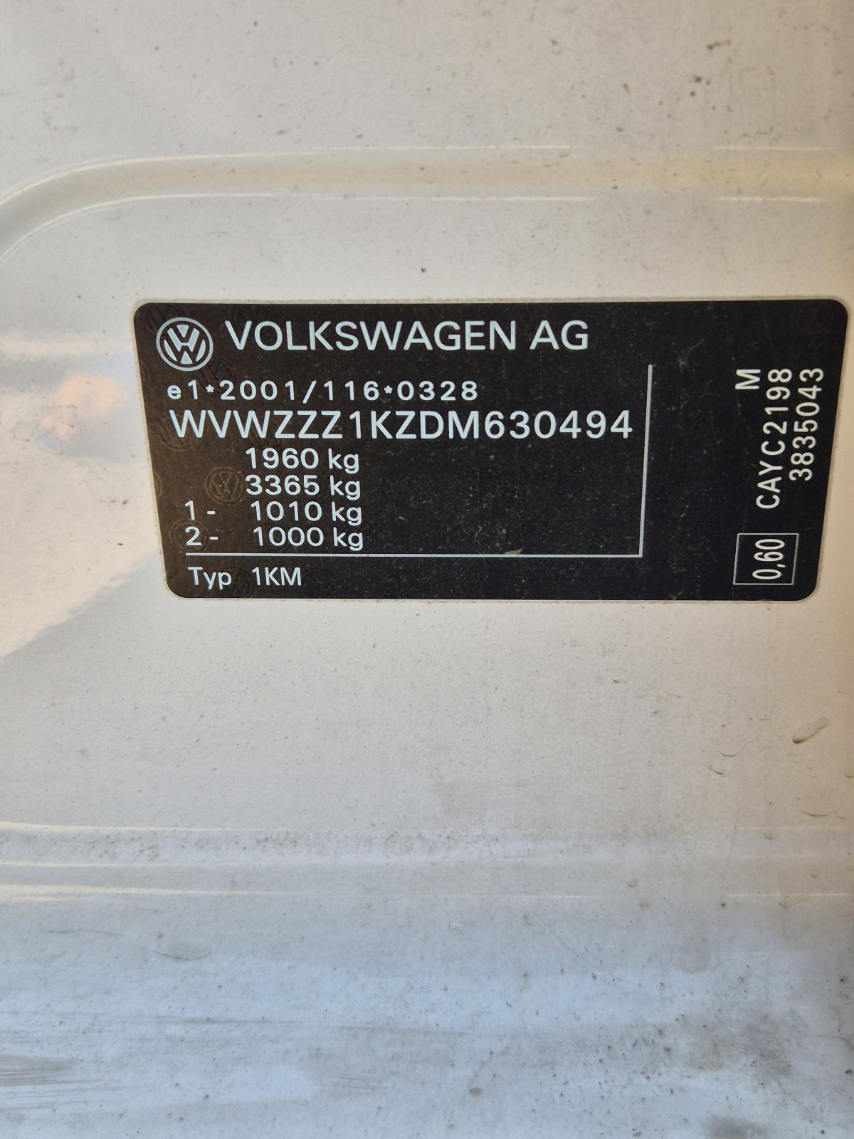 VW Golf 6 Variant 1,6 TDI, fotografija 13