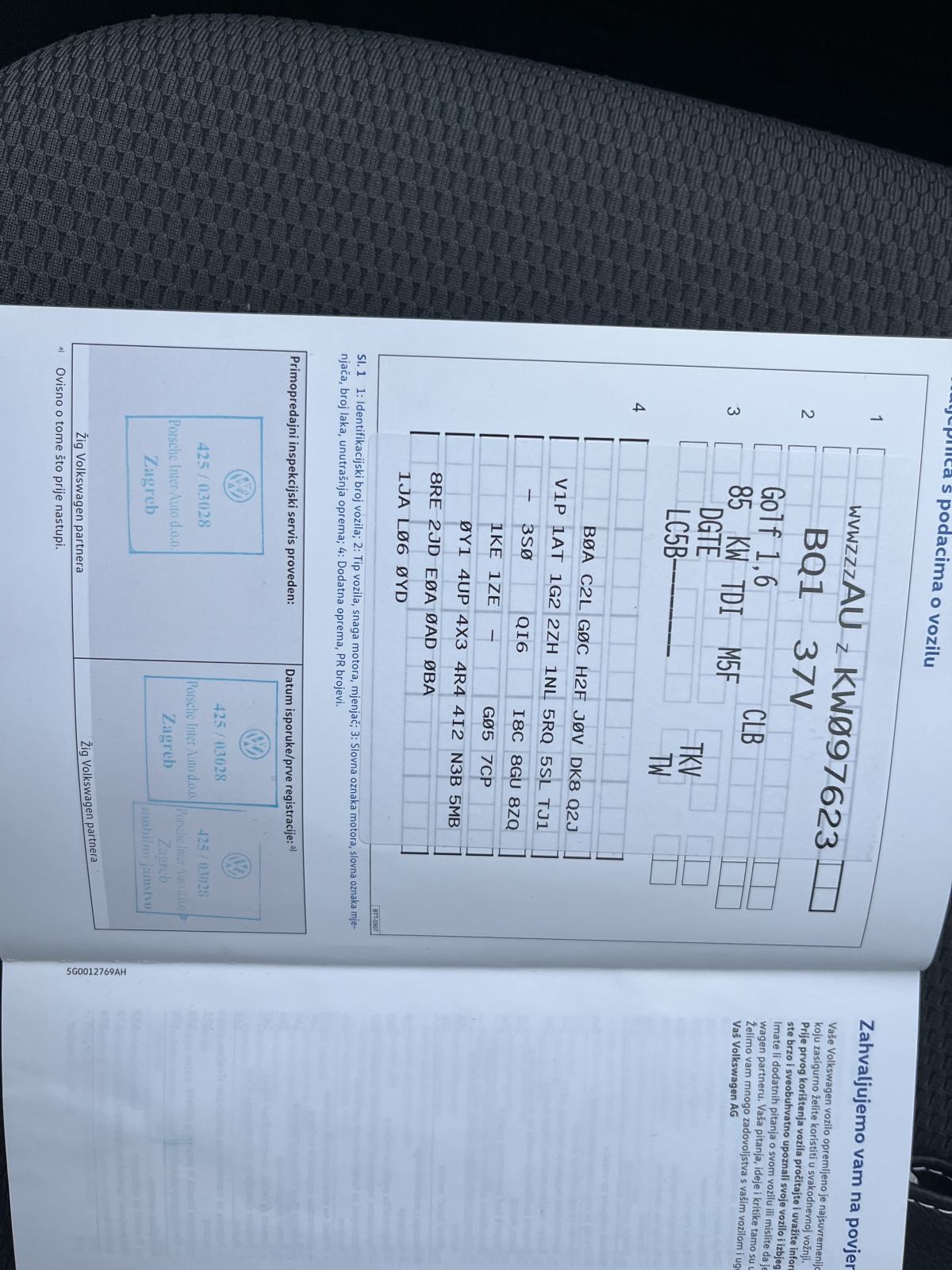 VW Golf 7 1,6 TDI 115 ComfortLine Nije uvoz, fotografija 18