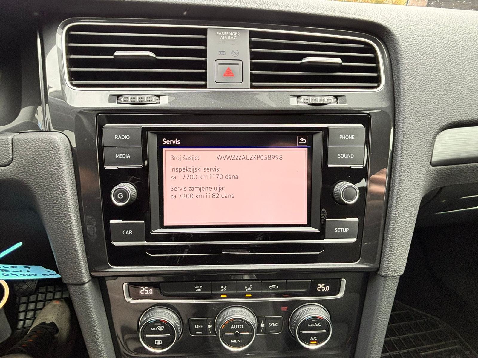 VW Golf 7 1,6 TDI 115 KS ComfortLine 1.VL Nije uvoz Jamstvo 1G, fotografija 18