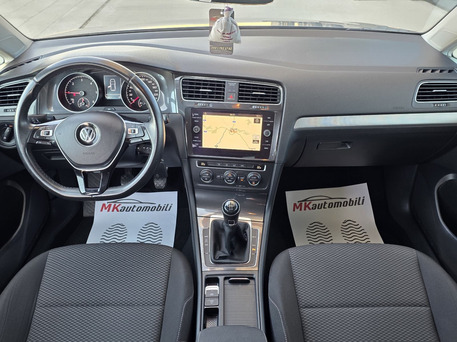 VW Golf 7 1,6 TDI ALU,NAVI,PARK SENZORI 135 T.K.M, fotografija 18