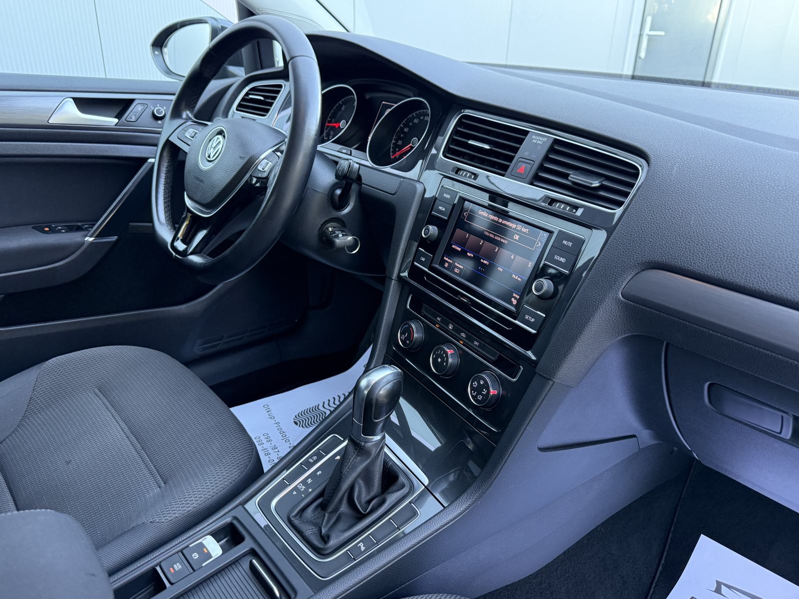 VW Golf 7.5 1,6 TDI AUTOMATIK DSG F1 REDIZAJN 71.500KM 2019 GOD ZG, fotografija 13