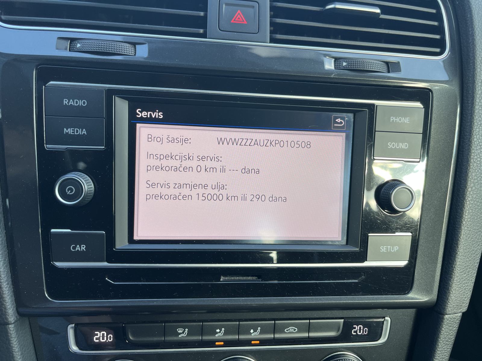 VW Golf 7 1,6 TDI BMT 115 KS 1.VL Nije uvoz Jamstvo 1G, fotografija 18