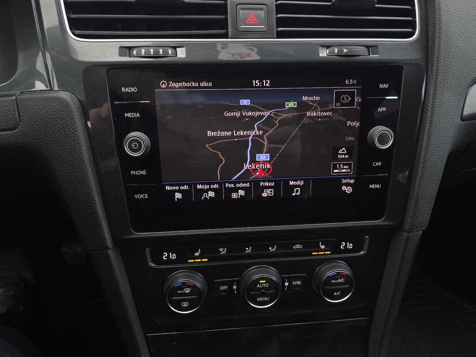 VW Golf 7 1,6 TDI BMT Comfortline,led,navi,2xpdc, AKCIJA REG 1 GOD, fotografija 8