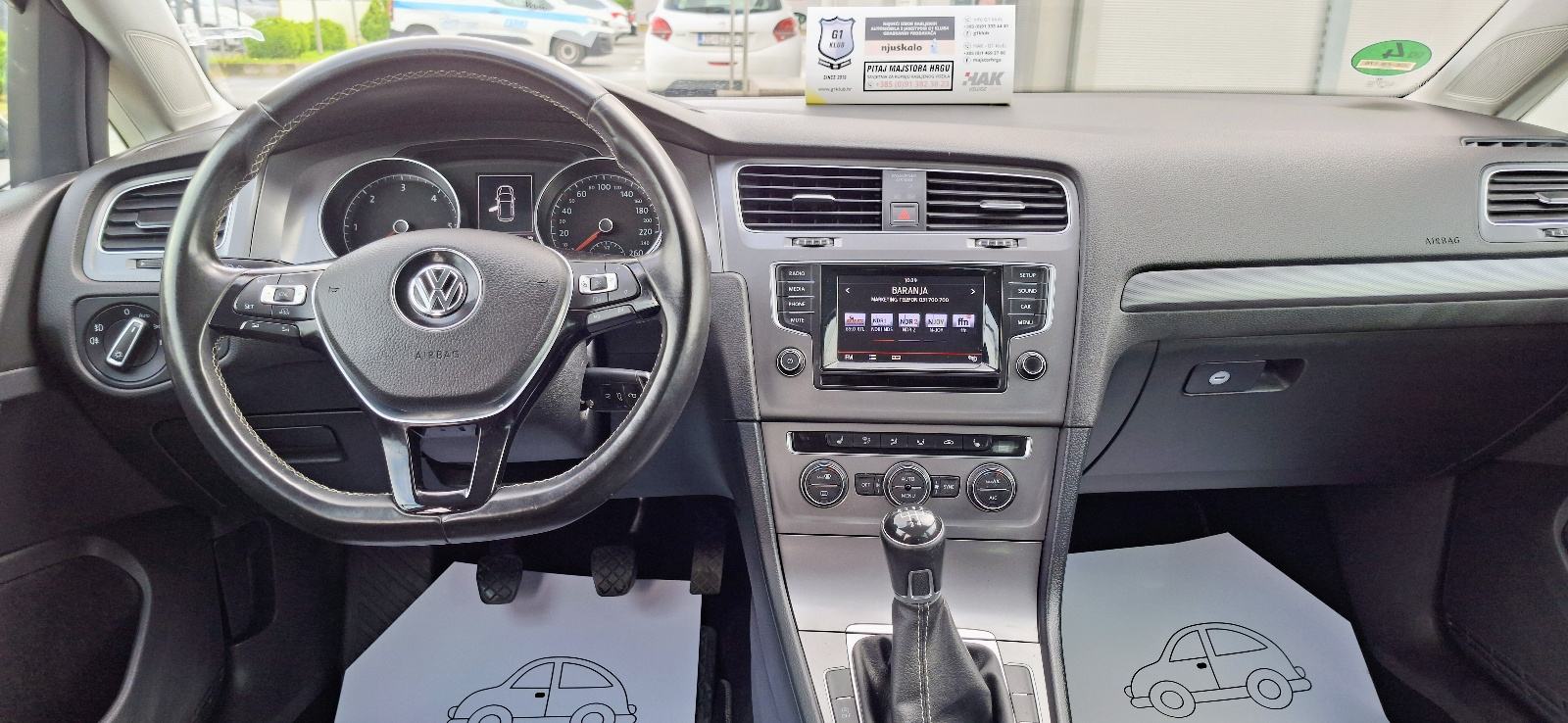 VW Golf 7 1,6 TDI BMT LOUNGE servisna knjiga jamstvo 1 god, fotografija 15