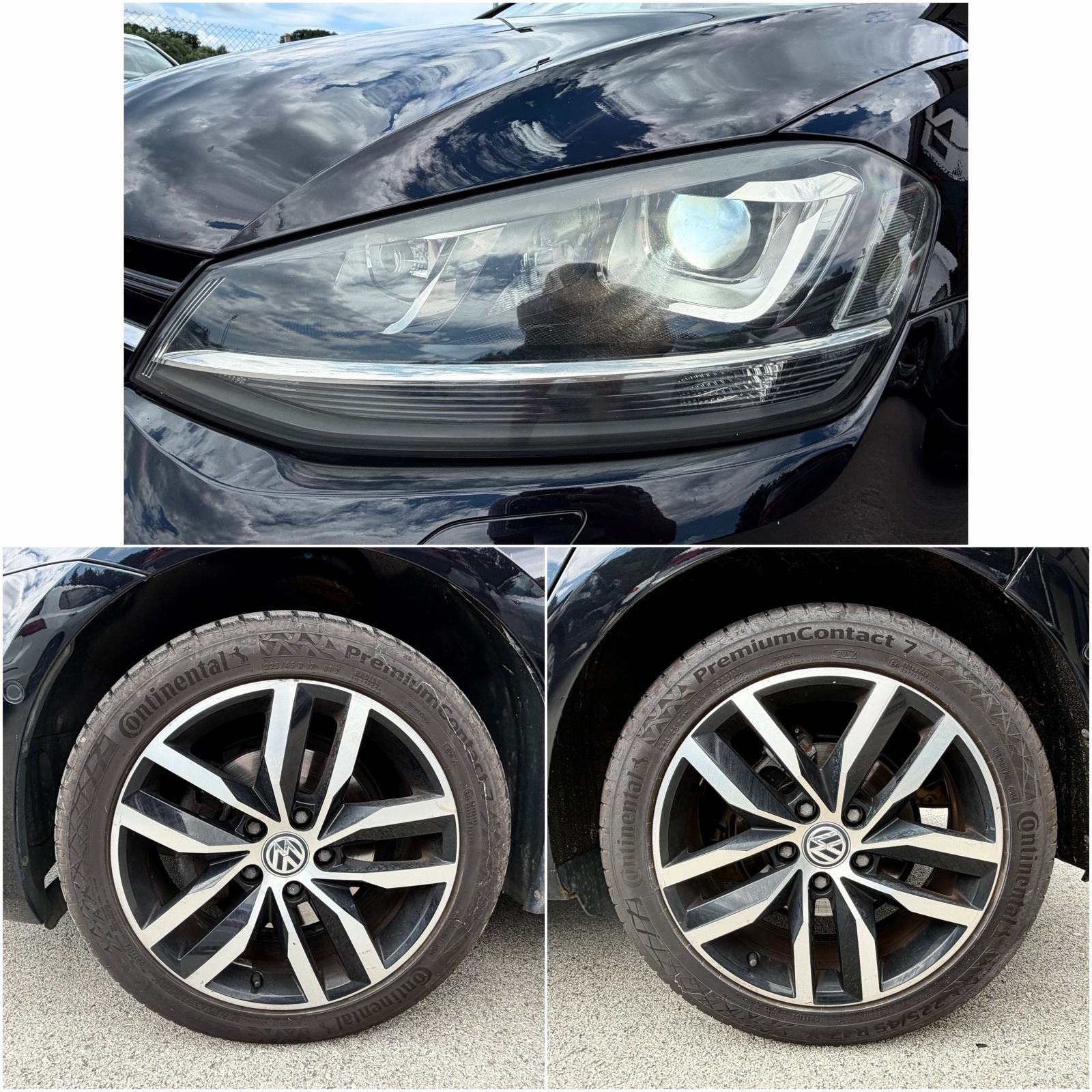 VW Golf 7 1,6 TDI BMT *V.Servis!* BiXenon Navi REG Masaža R17 Servisna, fotografija 9