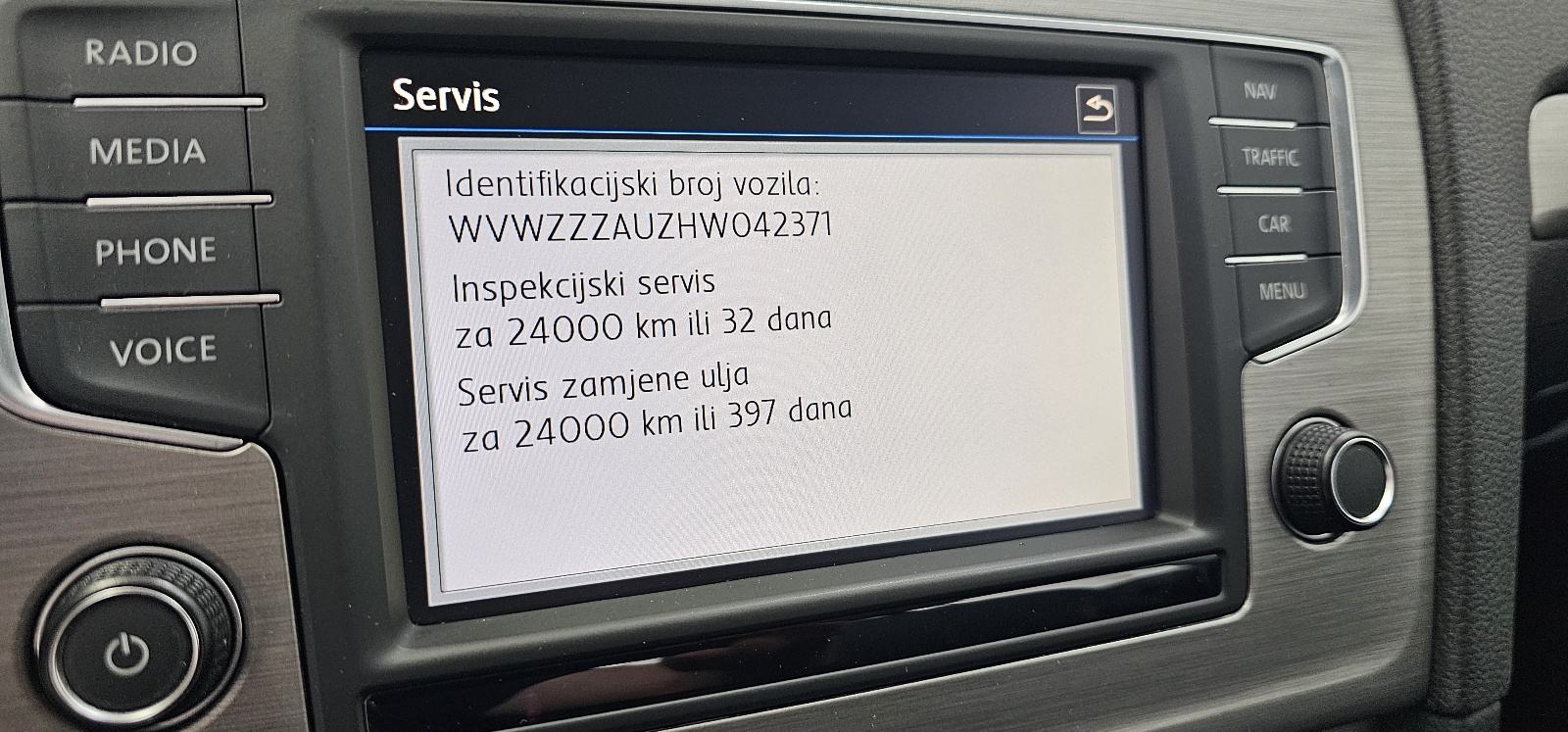 VW Golf 7 1,6 TDI COMFORTLINE, fotografija 16