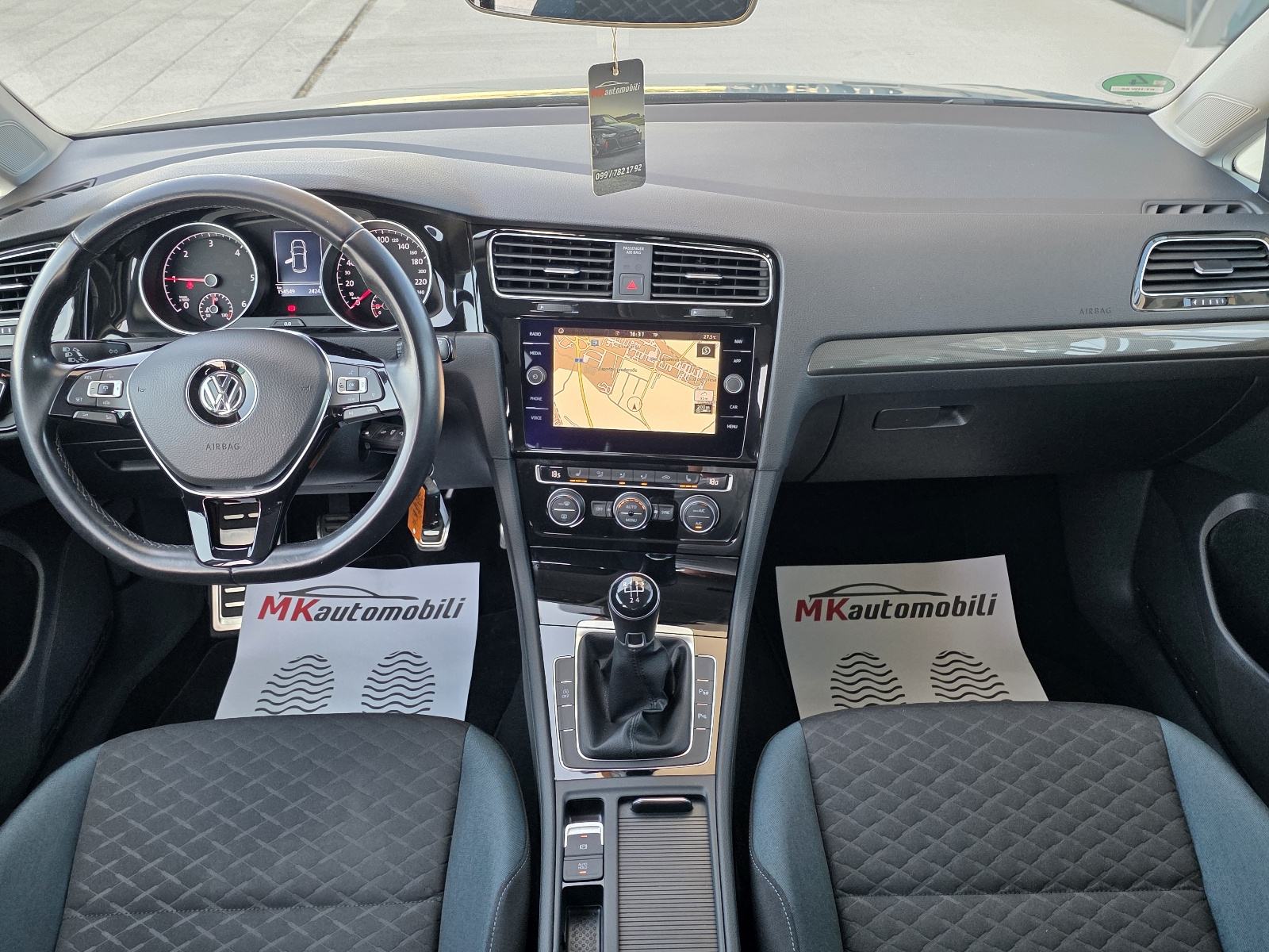 VW Golf 7 1,6 TDI IQ DRIVE,FUL LED,NAVI 154 T.K.M, fotografija 17