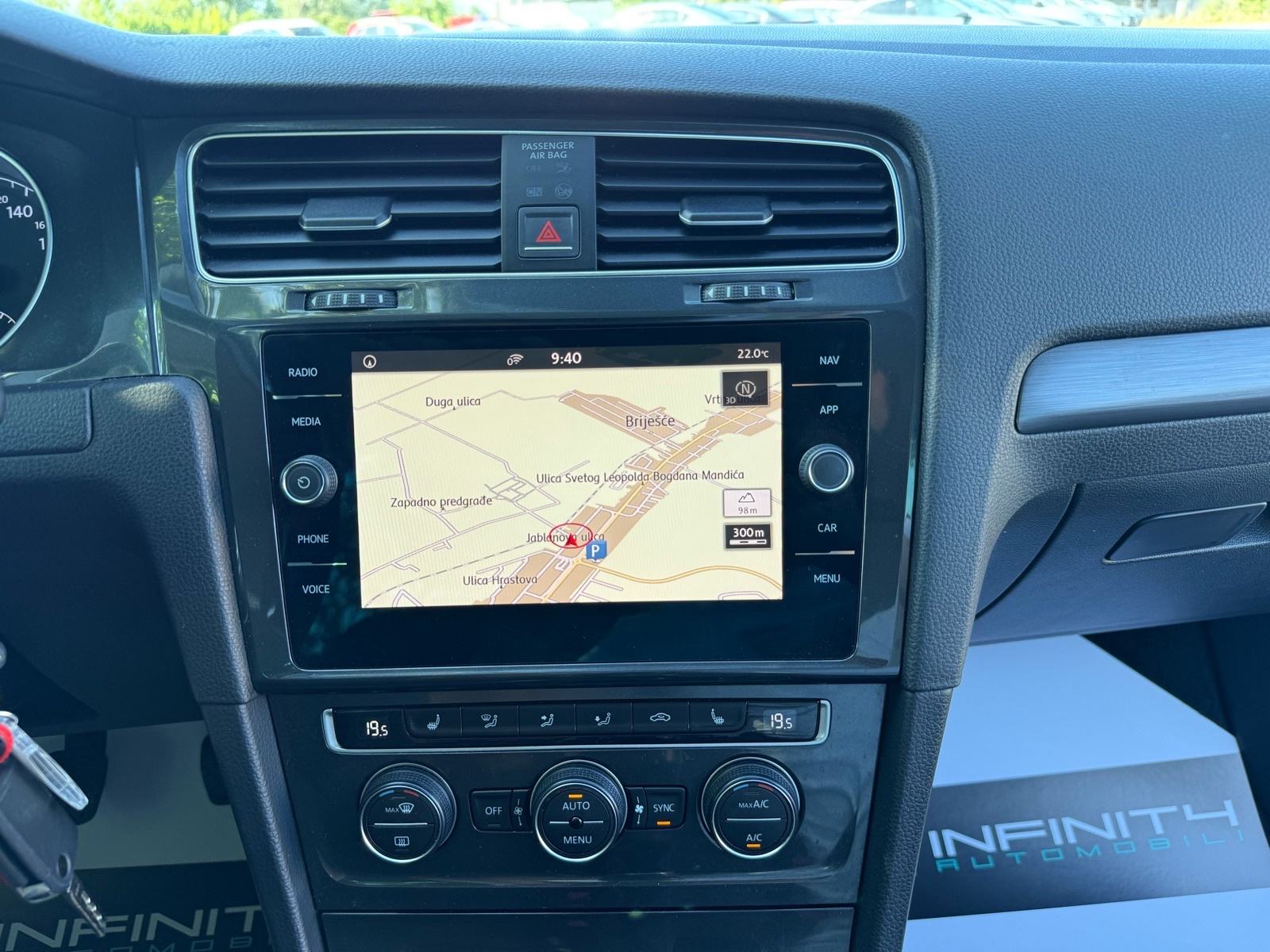 VW Golf 7 1,6 TDI LEASING BEZ UČEŠĆA, NAVI, V. SERVIS, TEMP, ALU, fotografija 15