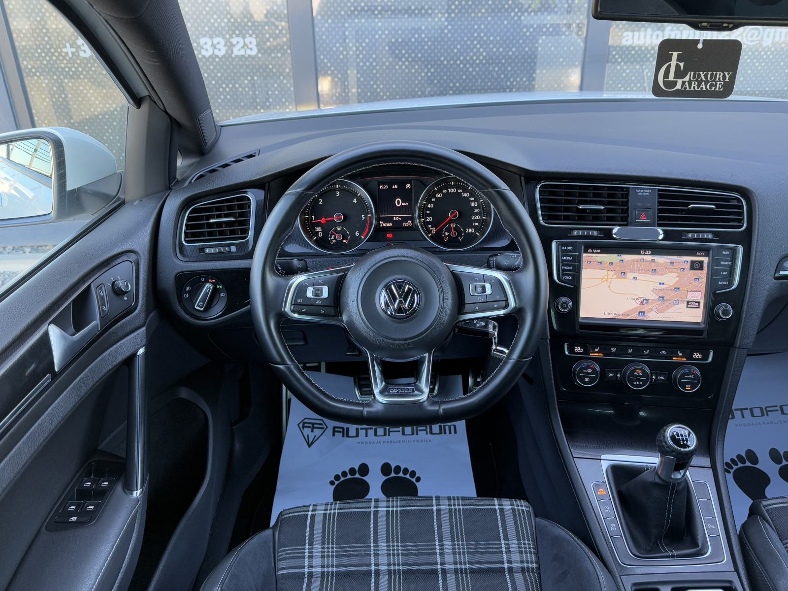 VW Golf 7 2.0 GTD ** XENON, NAVI, ALU 18, REG 7/2027 **, fotografija 11