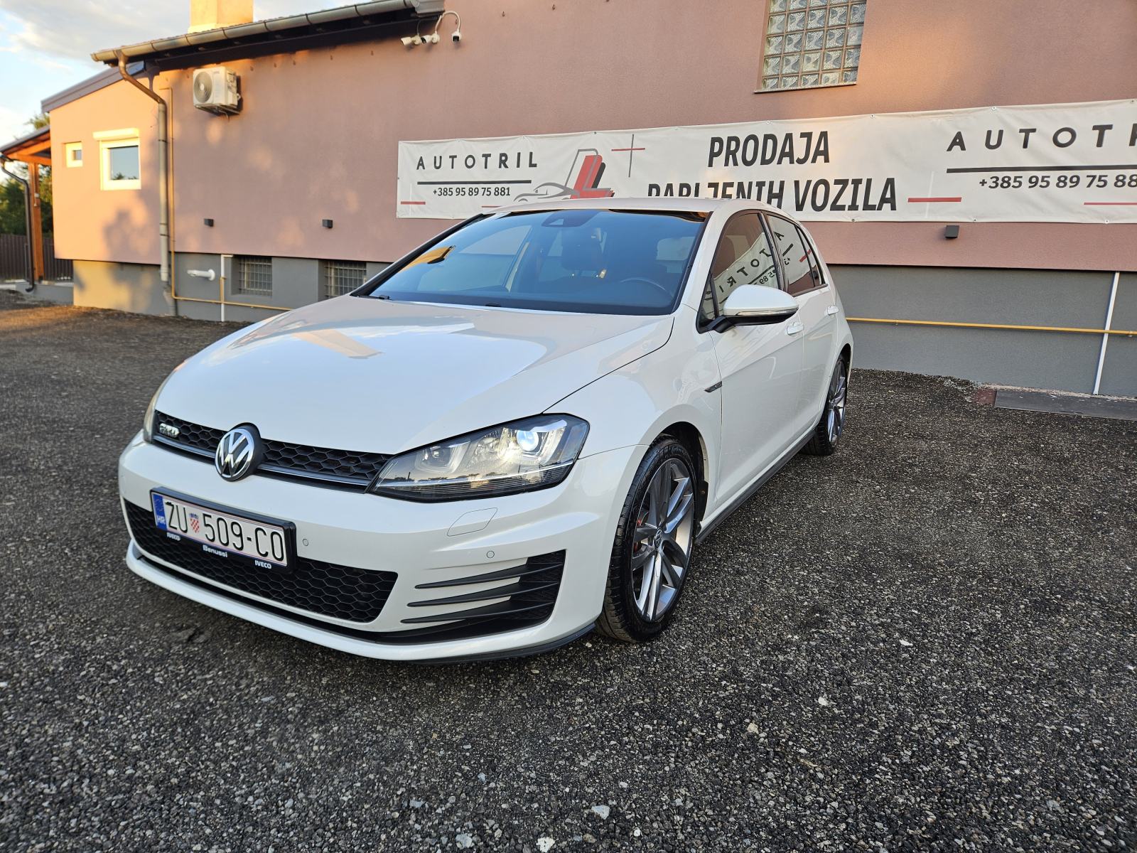 VW Golf 7 2,0 GTD WEBASTO,PERLA BIJELA, TOP STANJE!!!, pogled izvana - slika 1