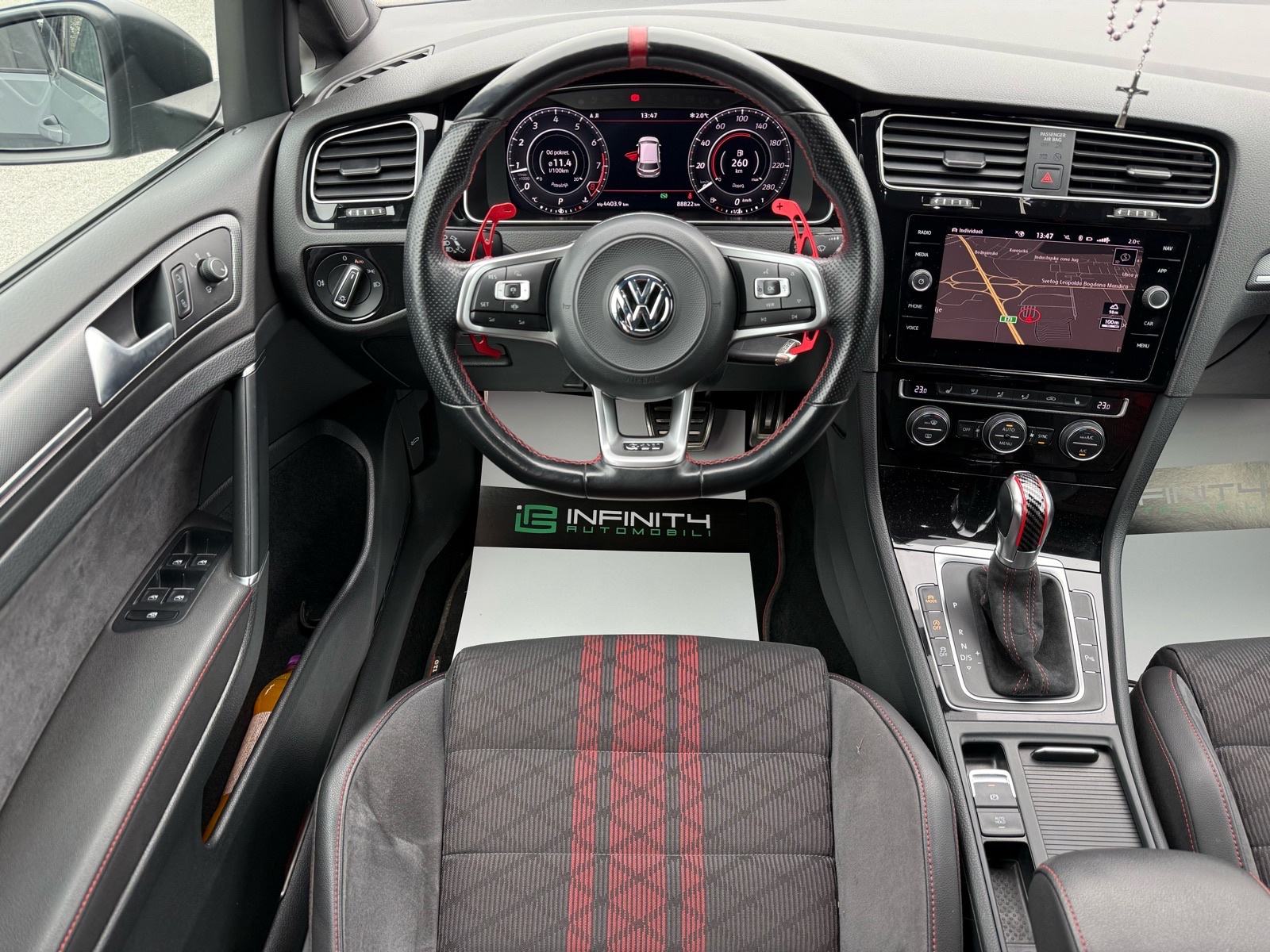 VW Golf 7 2,0 GTi TCR LEASING RATA 477€, NAVI, VIRT, DSG, REG:01/27, fotografija 17
