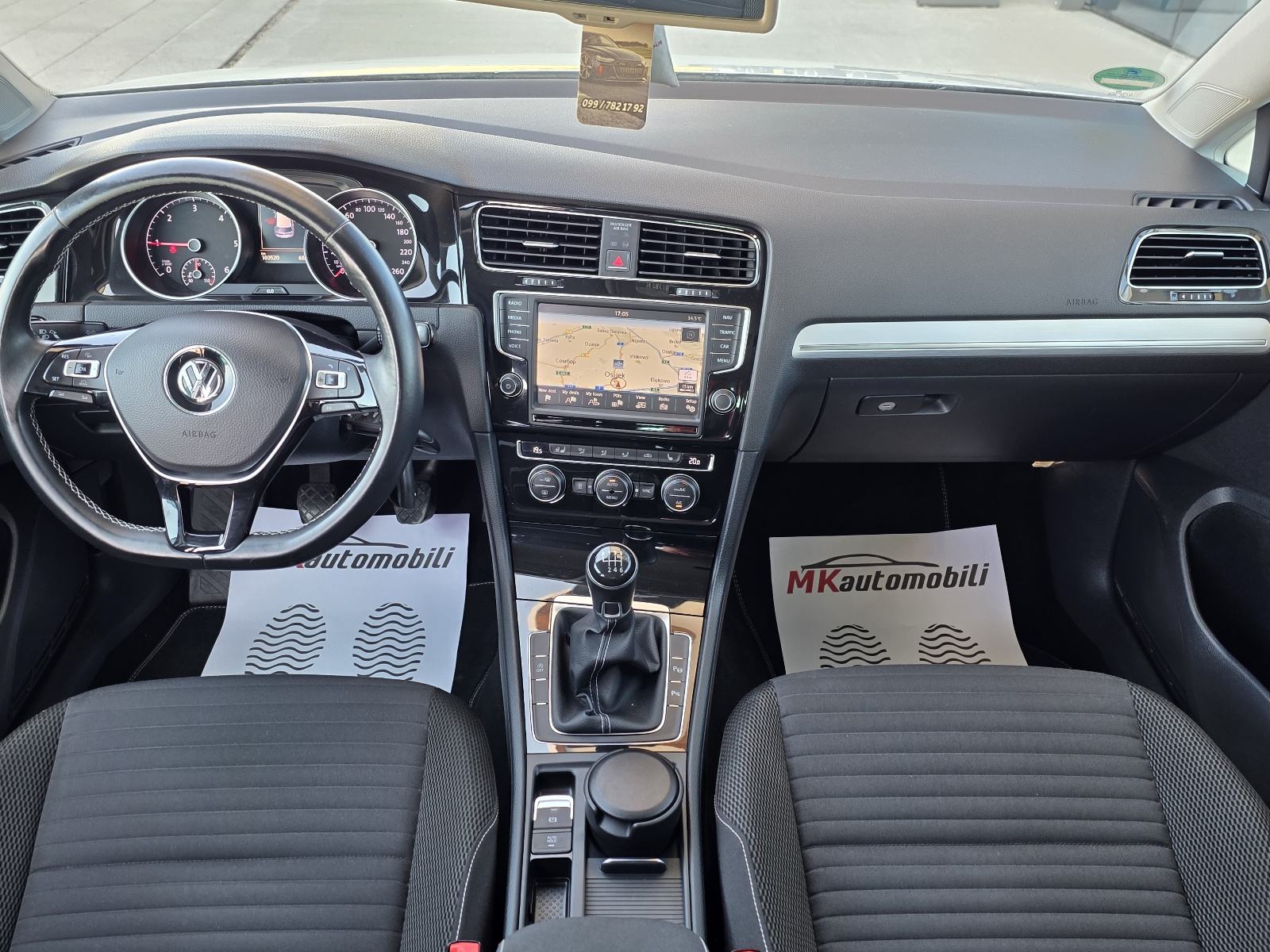 VW Golf 7 2,0 TDI CUP,ALU XENON,NAVI,ALU PERLA BIJELA, fotografija 19
