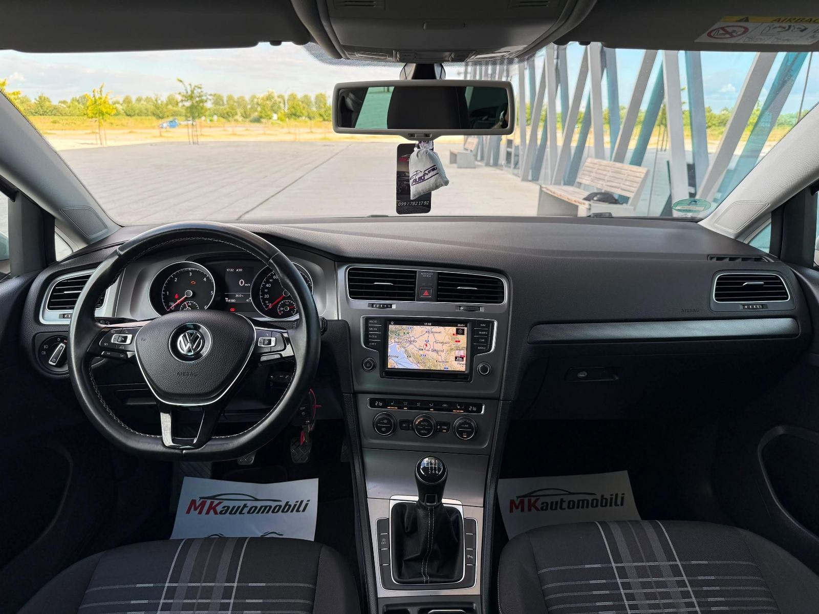 VW Golf 7 2,0 TDI LOUNGE,ALU 18,NAVI,154 T.K.M, fotografija 17