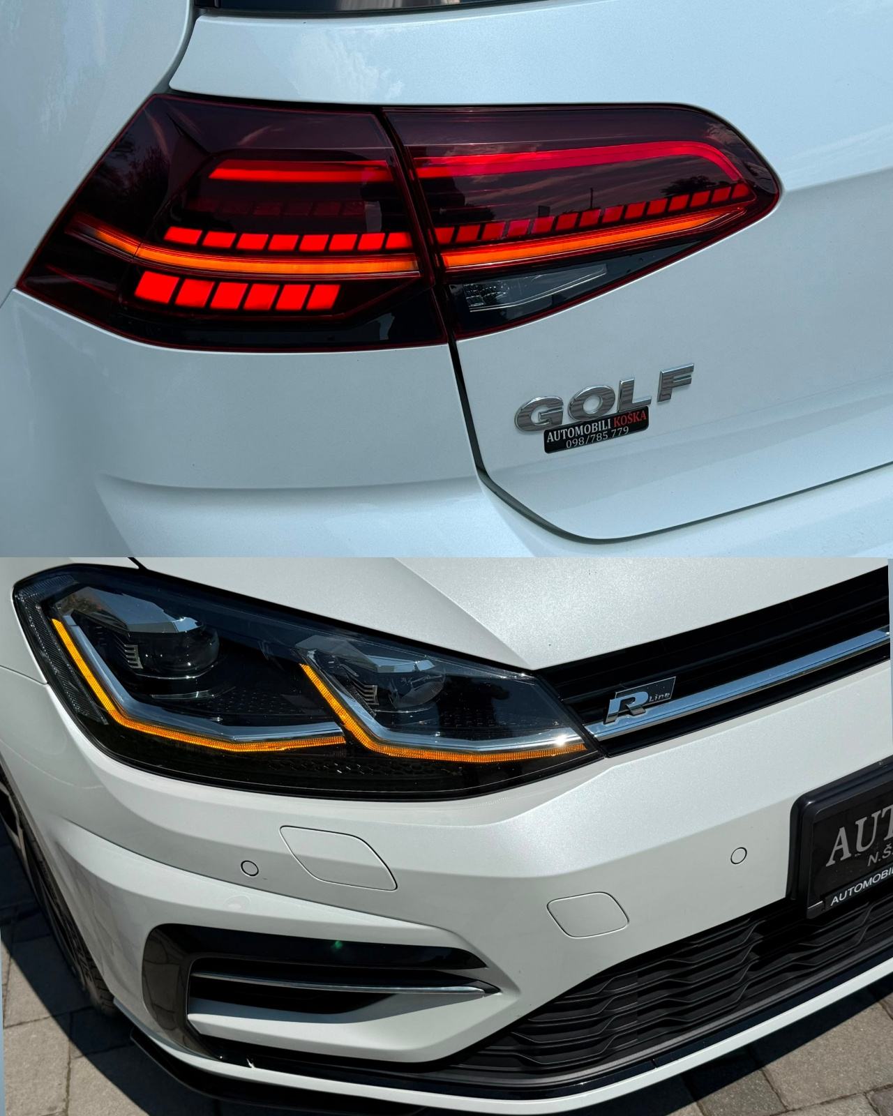 VW Golf 7.5 2,0 TDI RLINE, *matrix svjetla*, *perla bijela*, fotografija 18