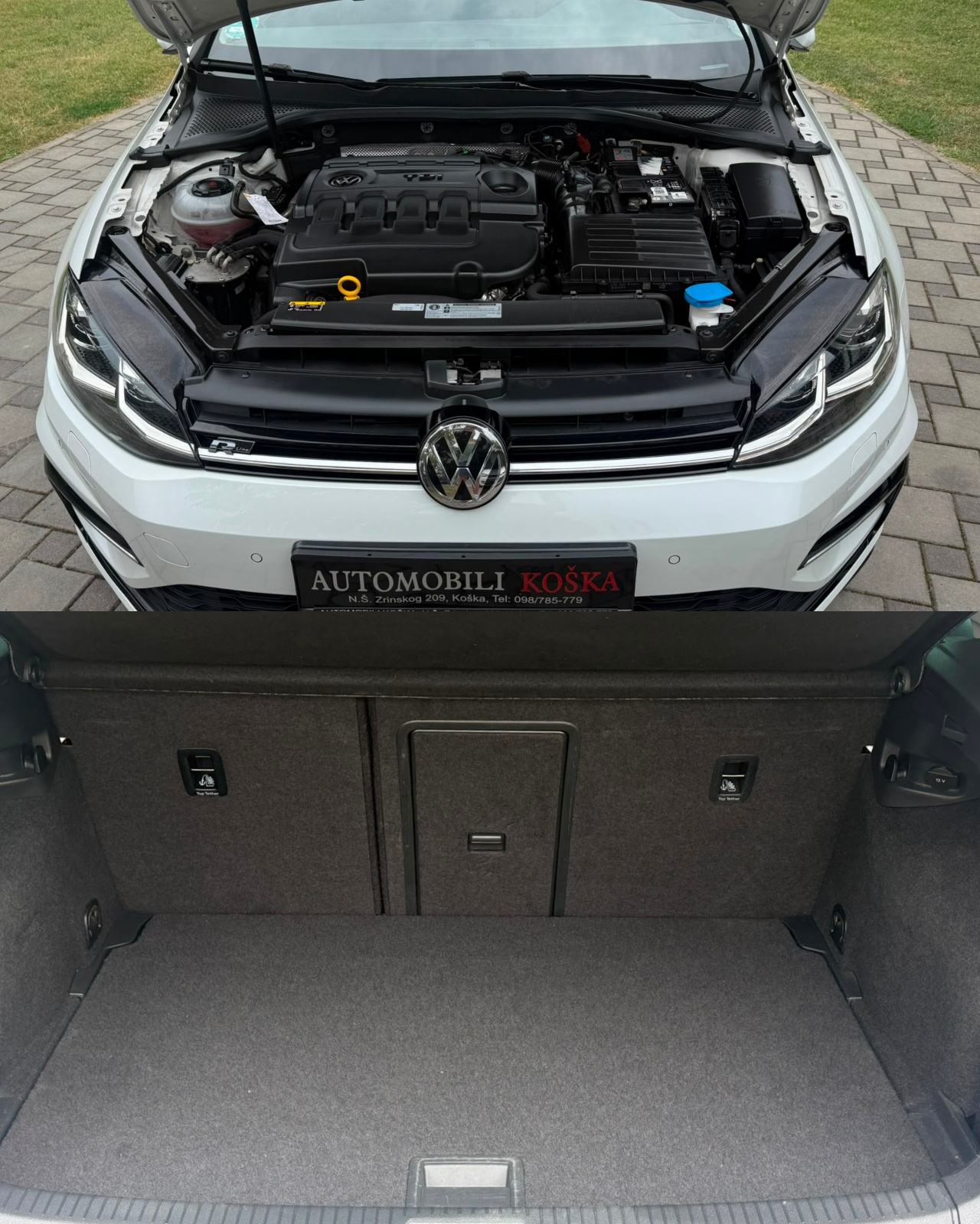 VW Golf 7.5 2,0 TDI RLINE, *matrix svjetla*, *perla bijela*, fotografija 17