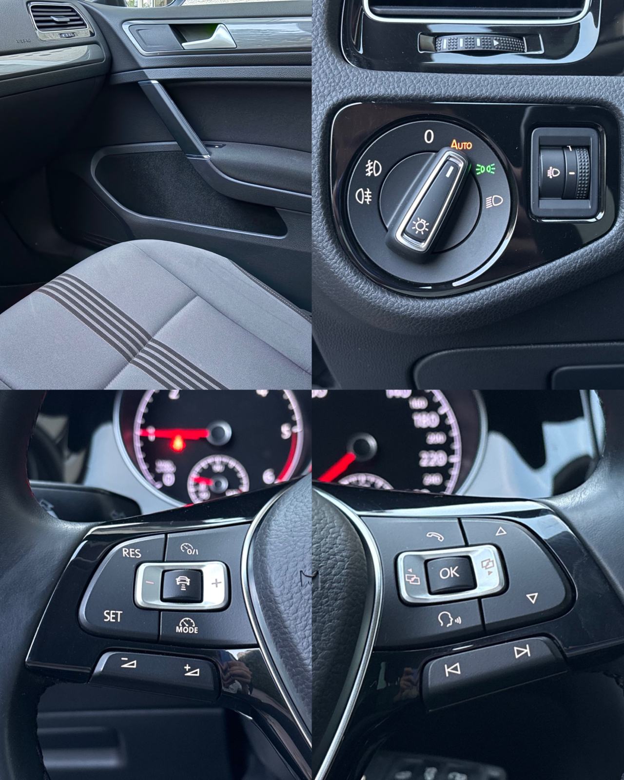 VW GOLF 7 ALLSTAR 1.6 TDI, NAVI, MLF,TEMPOMAT, REG, RADAR ACC,SERVISNA, fotografija 19