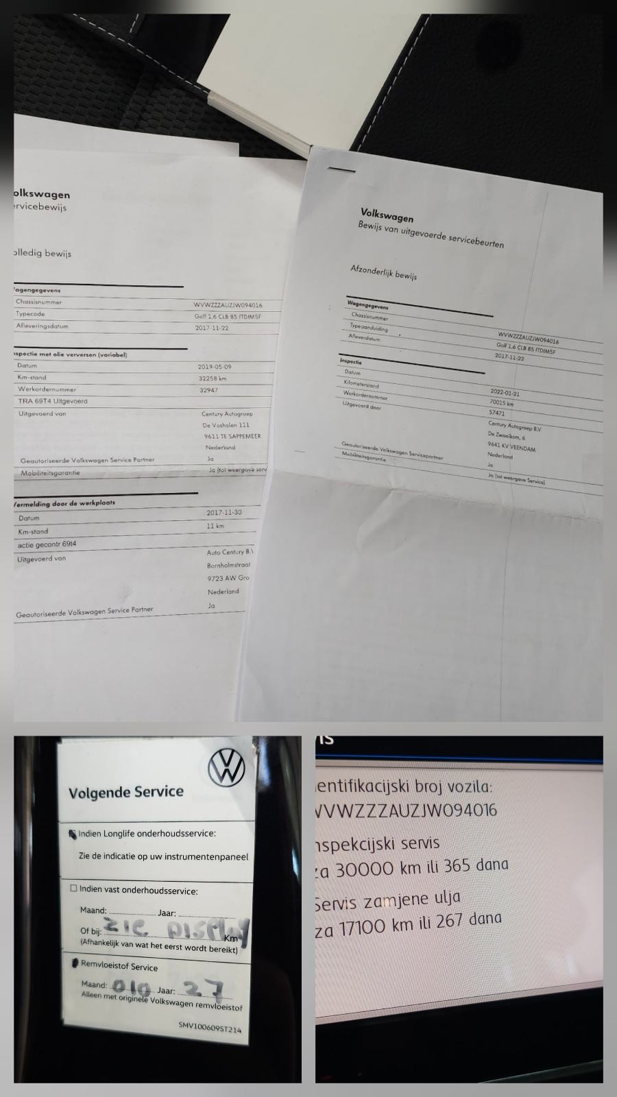 VW Golf 7,5 1,6 TDI COMFORTLINE,SAMO 104tkm, fotografija 20