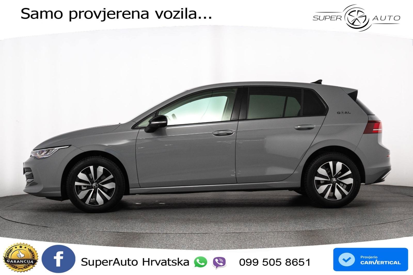 VW Golf 8 1.5 eTSI DSG Life 116 KS, LED+ACC+GR SJED+360+VIRT+PDC, fotografija 2