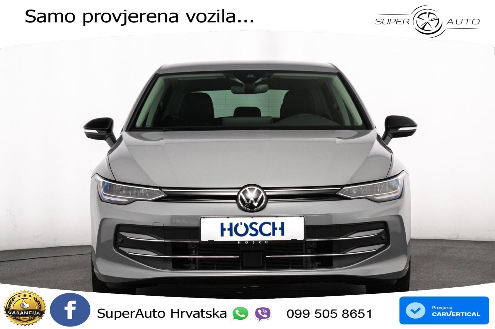 VW Golf 8 1.5 eTSI DSG Life 116 KS, LED+ACC+GR SJED+360+VIRT+PDC, fotografija 3