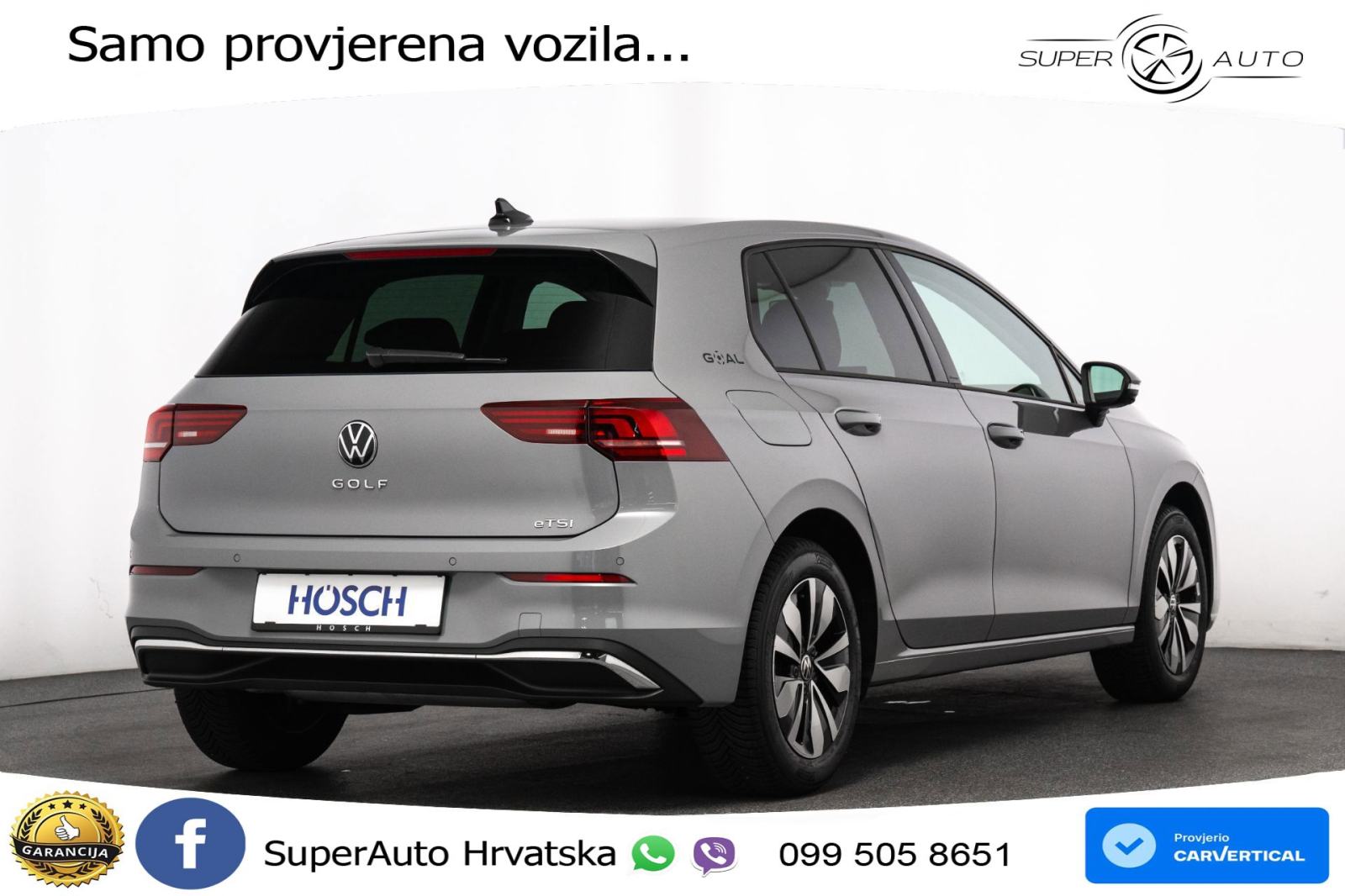 VW Golf 8 1.5 eTSI DSG Life 116 KS, LED+ACC+GR SJED+360+VIRT+PDC, fotografija 5