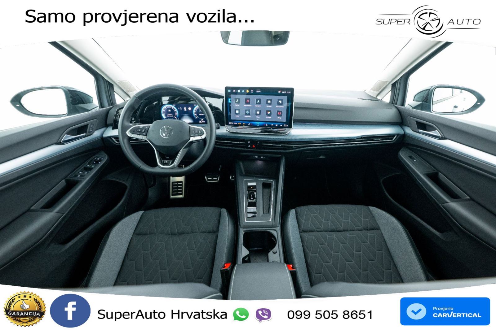 VW Golf 8 1.5 eTSI DSG Life 116 KS, LED+ACC+GR SJED+360+VIRT+PDC, fotografija 6